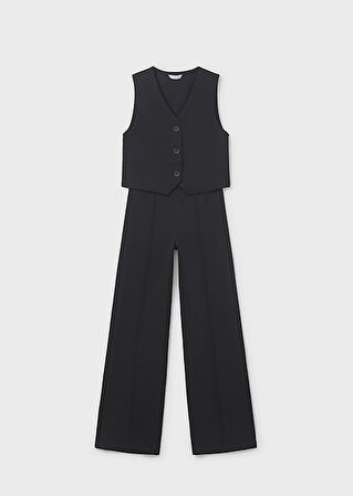 Mayoral Siyah Kız Çocuk Pantolon Yelek Takım 7582