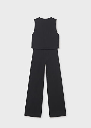 Mayoral Siyah Kız Çocuk Pantolon Yelek Takım 7582