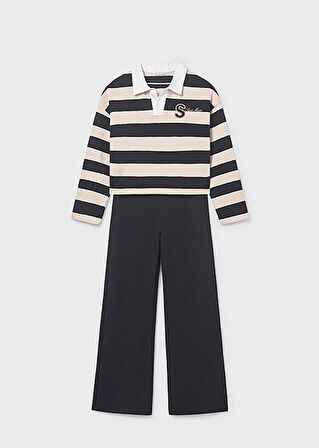 Mayoral Kız Çocuk Polo Tişört ve Pantolon Takım 7584