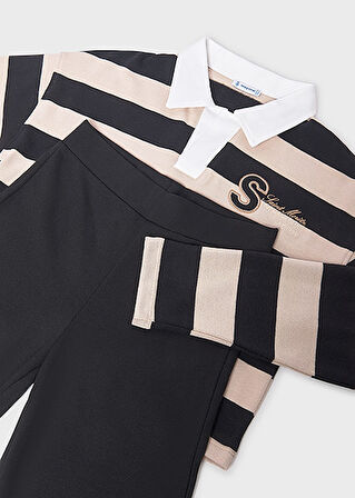 Mayoral Kız Çocuk Polo Tişört ve Pantolon Takım 7584