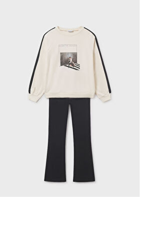 Mayoral Kız Çocuk Taytlı Takım 10-14 Yaş Siyah