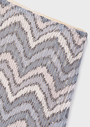 Mayoral Gri Kız Çocuk Pullu Etek 7903