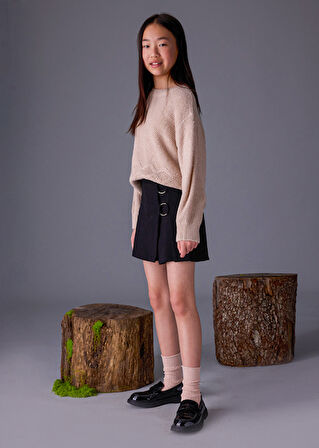 Mayoral Siyah Kız Çocuk Şort Etek 7907