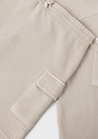 Mayoral Kız Çocuk Bej Sweatshirt ve Kargo Etek Takım 7917
