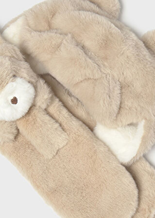 Mayoral Bej Bebek Şapka ve Atkı Takım 10020