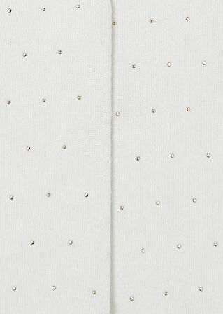 Mayoral Kız Çocuk Krem Taşlı Külotlu Çorap 10046