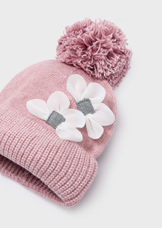 Mayoral Pembe Kız Çocuk Bere Boyunluk Eldiven Takım 10071