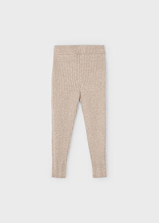 Mayoral Bej Kız Çocuk Triko Tayt 10059