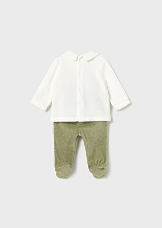 Mayoral Newborn Erkek Bebek Kadife Takım