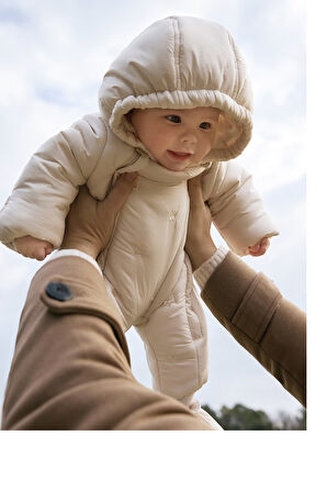 Mayoral Bebek Astronot Tulum 6-18 Ay Ekru