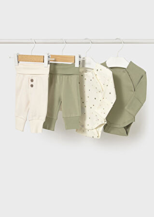 Mayoral Newborn Erkek Bebek Bodyli set 4 Parça