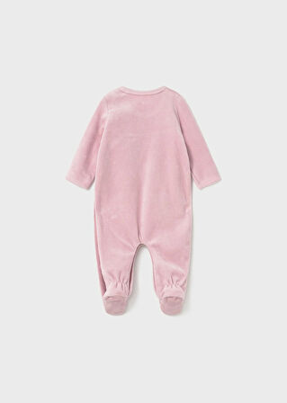 Mayoral Newborn Kız Bebek 2Li Kadife Tulum