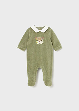 Mayoral Newborn Erkek Bebek Kadife Tulum