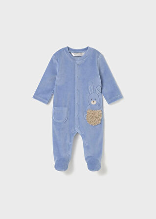 Mayoral Newborn Erkek Bebek 2Li Kadife Tulum