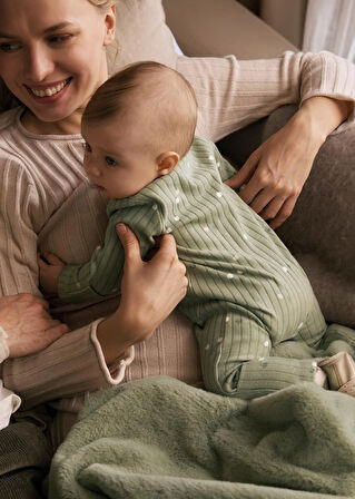 Mayoral Newborn Erkek Bebek Fermuarılı Tulum