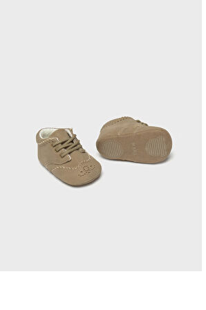 Mayoral Erkek Bebek Yenidoğan Bağcıklı Ayakkabı 18-19 Numara Bej