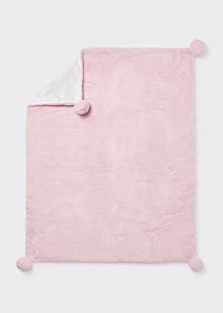 Mayoral Pembe Peluş Bebek Battaniyesi 9955