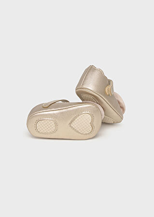 Mayoral Bej Bebek Çiçekli Ayakkabı 9960