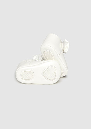 Mayoral Krem Fiyonklu Bebek Ayakkabı 9961