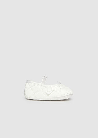 Mayoral Krem Kadife Bebek Ayakkabı 9964