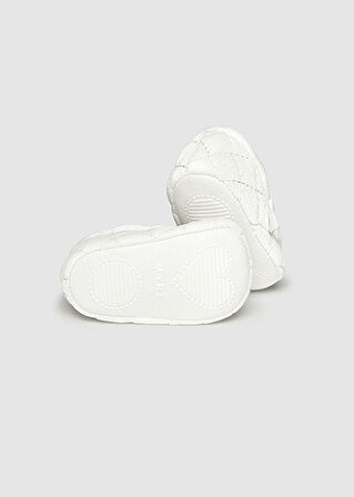 Mayoral Krem Kadife Bebek Ayakkabı 9964