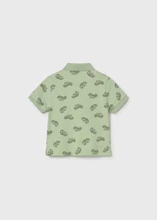 Mayoral Erkek Bebek Baskılı Yakalı Tshirt Yeşil