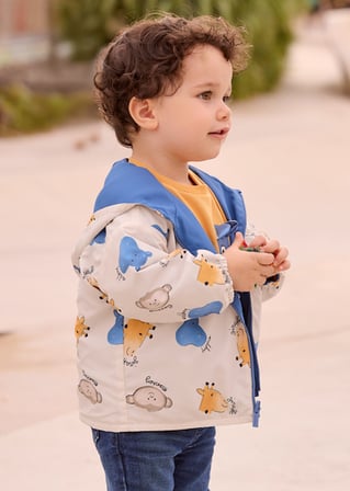 Mayoral Erkek Bebek Çift Taraflı Rüzgarlık Mavi - 01410