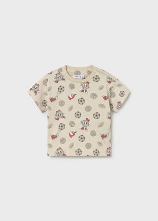 Mayoral Erkek Bebek İki Tshirtlü Penye Şort Takım Kırmızı