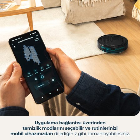Conga M10 Robot Süpürge Güçlü Emiş, Akıllı Haritalama, Otomatik Temizlik, Pratik Ev Yardımcısı