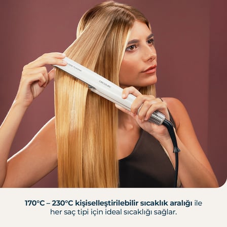 Lisse Plasma Saç Düzleştirici - Hızlı Isınma, Seramik Plaka, Profesyonel Düz Ve Parlak Saç