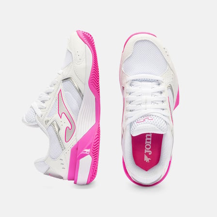 Joma BSCRLS2602 Screen Lady 26 Kadın Salon Spor Ayakkabısı - Beyaz/Pembe