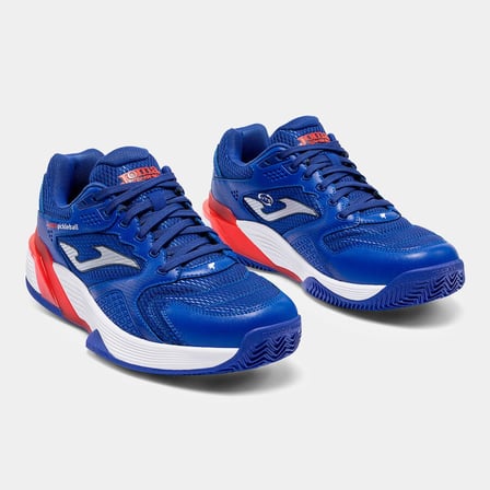 Joma PSWIS2604 Swing 26 Toprak Kort Unisex Tenis ve Pickleball Ayakkabısı Mavi/Beyaz