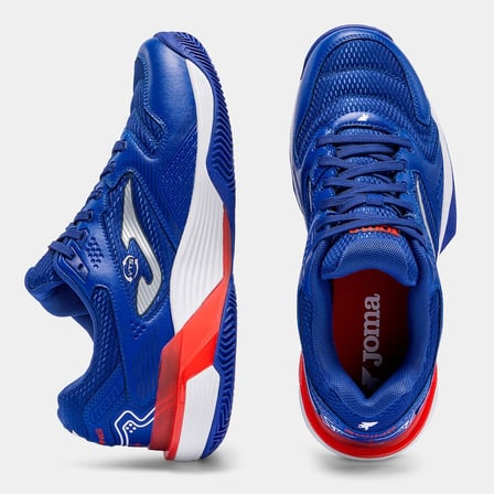 Joma PSWIS2604 Swing 26 Toprak Kort Unisex Tenis ve Pickleball Ayakkabısı Mavi/Beyaz