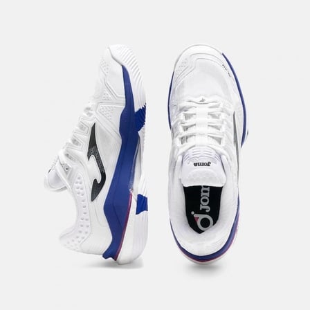 Joma TSLAMS2602OM Slam Toprak Kort Erkek Padel Ayakkabısı Beyaz/Koyu Mavi