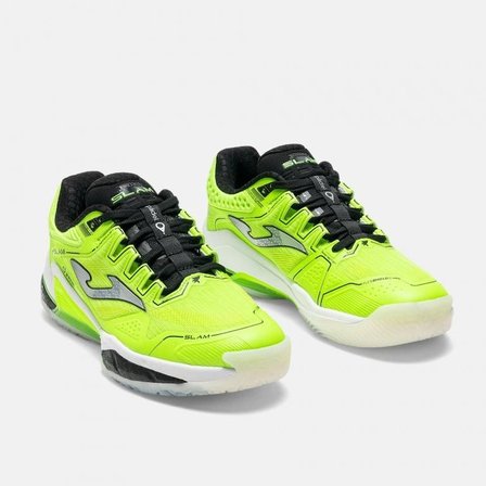 Joma TSLAMS2615OM Slam Toprak Kort Erkek Padel Ayakkabısı Neon Yeşili/Beyaz