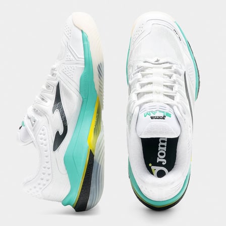 Joma TSLAMS2632OM Slam Toprak Kort Erkek Padel Ayakkabısı Beyaz/Sarı