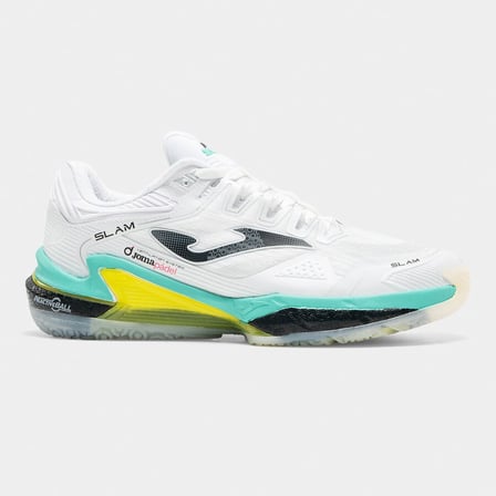 Joma TSLAMS2632OM Slam Toprak Kort Erkek Padel Ayakkabısı Beyaz/Sarı