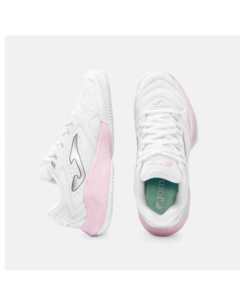 Joma TM10LS2632C Master 1000 Kadın Toprak Kort Tenis & Padel Ayakkabısı Beyaz Pembe