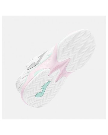 Joma TM10LS2632C Master 1000 Kadın Toprak Kort Tenis & Padel Ayakkabısı Beyaz Pembe