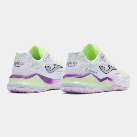 Joma TSPILS2628OM Spin Lady Toprak Kort Kadın Padel Ayakkabısı Sarı/Mor