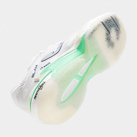 Joma TSLALS2602OM Slam Toprak Kort Kadın Padel Ayakkabısı Beyaz/Yeşil