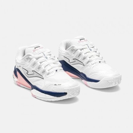 Joma TSLALS2632OM Slam Toprak Kort Kadın Padel Ayakkabısı Beyaz/Pembe