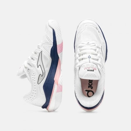 Joma TSLALS2632OM Slam Toprak Kort Kadın Padel Ayakkabısı Beyaz/Pembe