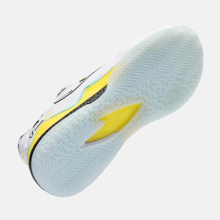 Joma TSPINS2602OM Spin Toprak Kort Erkek Padel Ayakkabısı Beyaz/Sarı