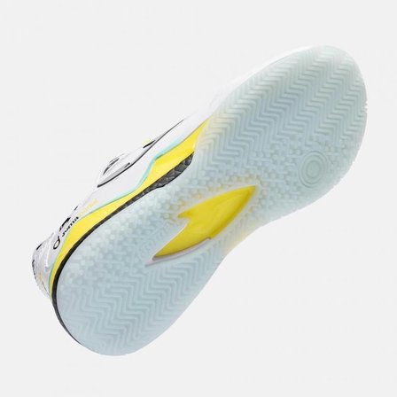 Joma TSPINS2602OM Spin Toprak Kort Erkek Padel Ayakkabısı Beyaz/Sarı