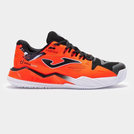 Joma TSPINS2631OM Spin Toprak Kort Erkek Padel Ayakkabısı Turuncu/Siyah