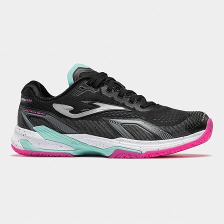 Joma TULLS2601OM Ultra Light Lady Toprak Kort Tenis & Padel Kadın Ayakkabısı - Siyah/Pembe