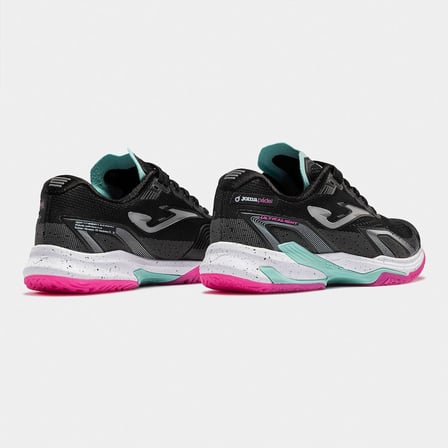 Joma TULLS2601OM Ultra Light Lady Toprak Kort Tenis & Padel Kadın Ayakkabısı - Siyah/Pembe