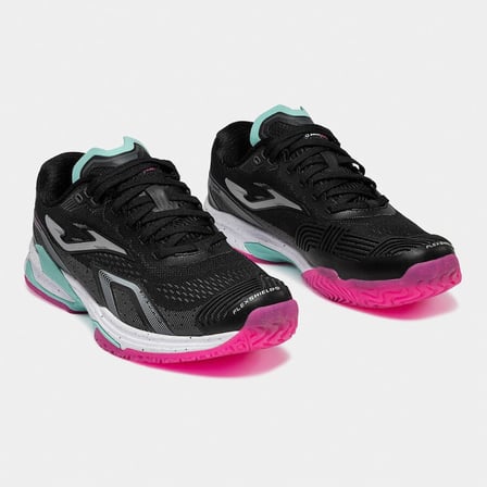 Joma TULLS2601OM Ultra Light Lady Toprak Kort Tenis & Padel Kadın Ayakkabısı - Siyah/Pembe
