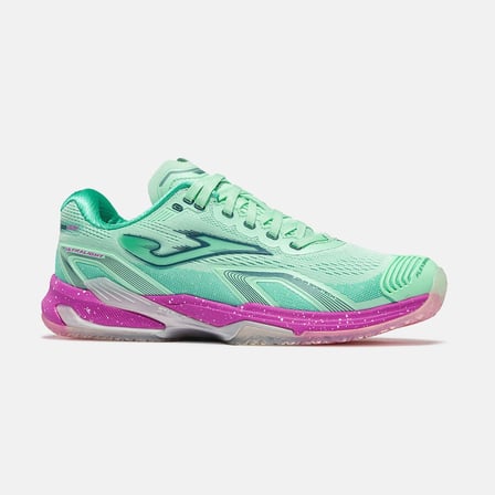 Joma TULLS2627OM Ultra Light Lady 26 Toprak Kort Tenis & Padel Kadın Ayakkabısı - Turkuaz/Pembe
